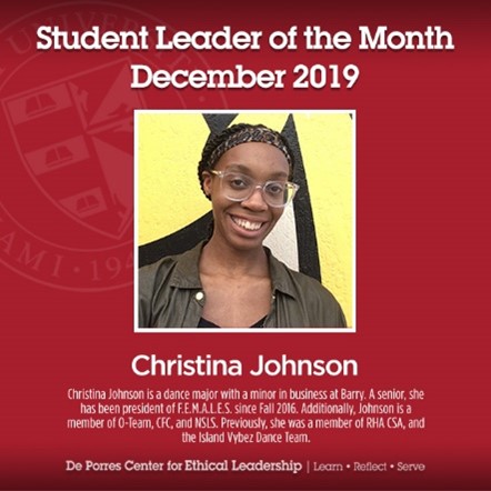 Student Leader of the Month (SLM)